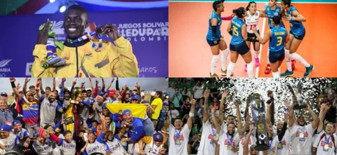 Colombia se lució en voleibol, béisbol, boxeo y baloncesto