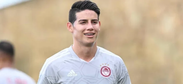 James Rodríguez en empate de Olympiacos. / Foto: Twitter James Rodríguez.