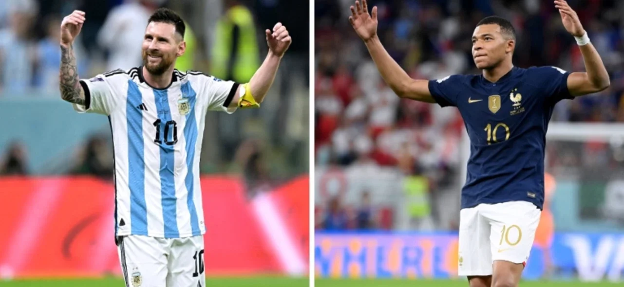 Messi y Mbappé - Foto: AFP