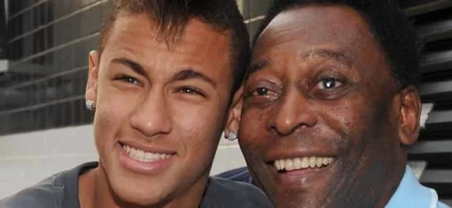 Neymar y Pelé - Foto: Santos FC