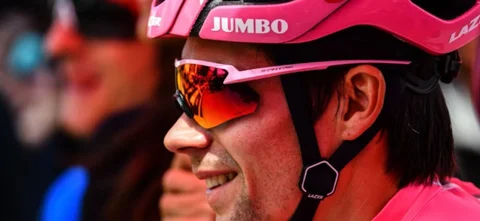 Primoz Roglic busca quedarse con el Giro de Italia. / Foto: JumboVismaRoad