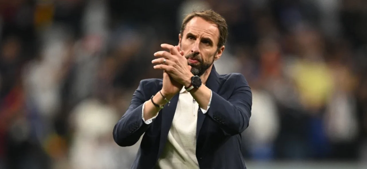 Gareth Southgate llegó a cuartos de final con Inglaterra. Foto: AFP