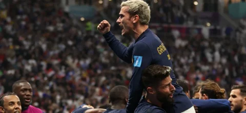 Antoine Griezmann logró un récord con Francia / AFP
