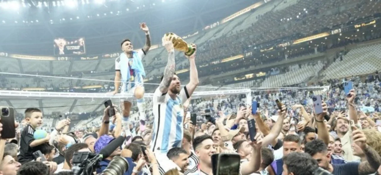 Lionel Messi, campeón con Argentina / AFP