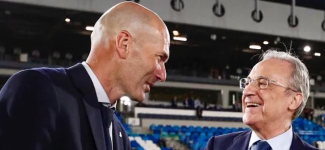 Zidane y Florentino Pérez - Foto: Real Madrid