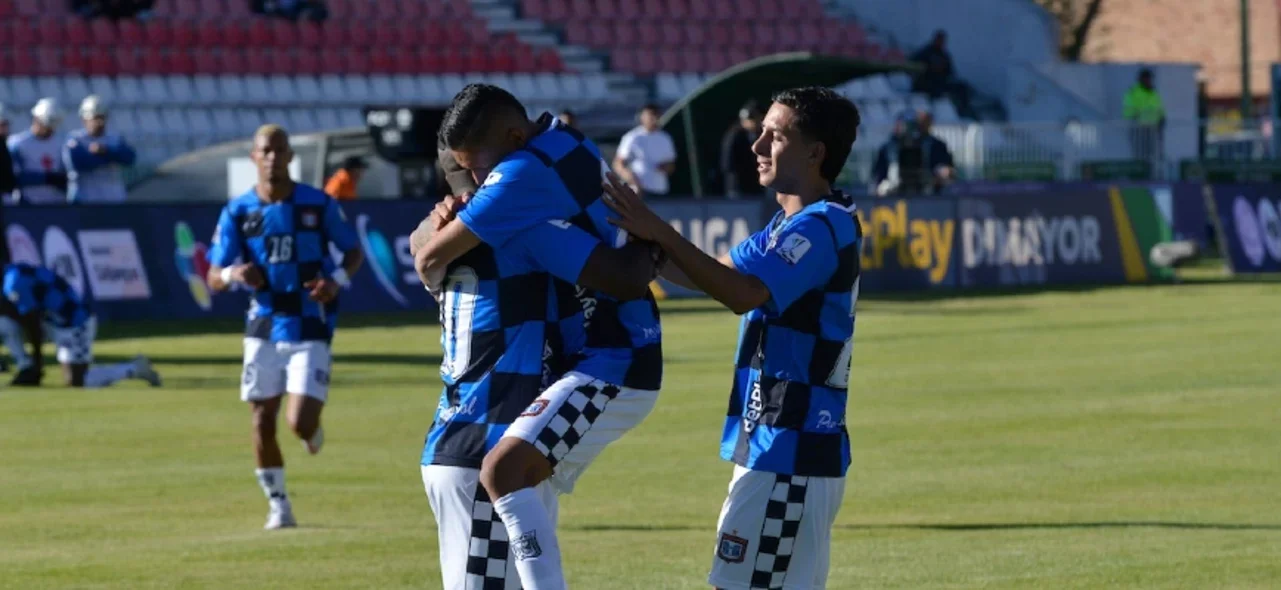 Triunfo de Boyacá Chicó en la fecha 1 de la Liga BetPlay Dimayor 2023-1. / Foto: Vizzorimage.