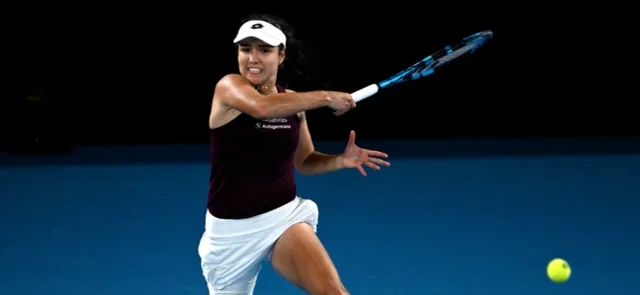 Camila Osorio cayó ante la número 1 del mundo. Foto: AFP