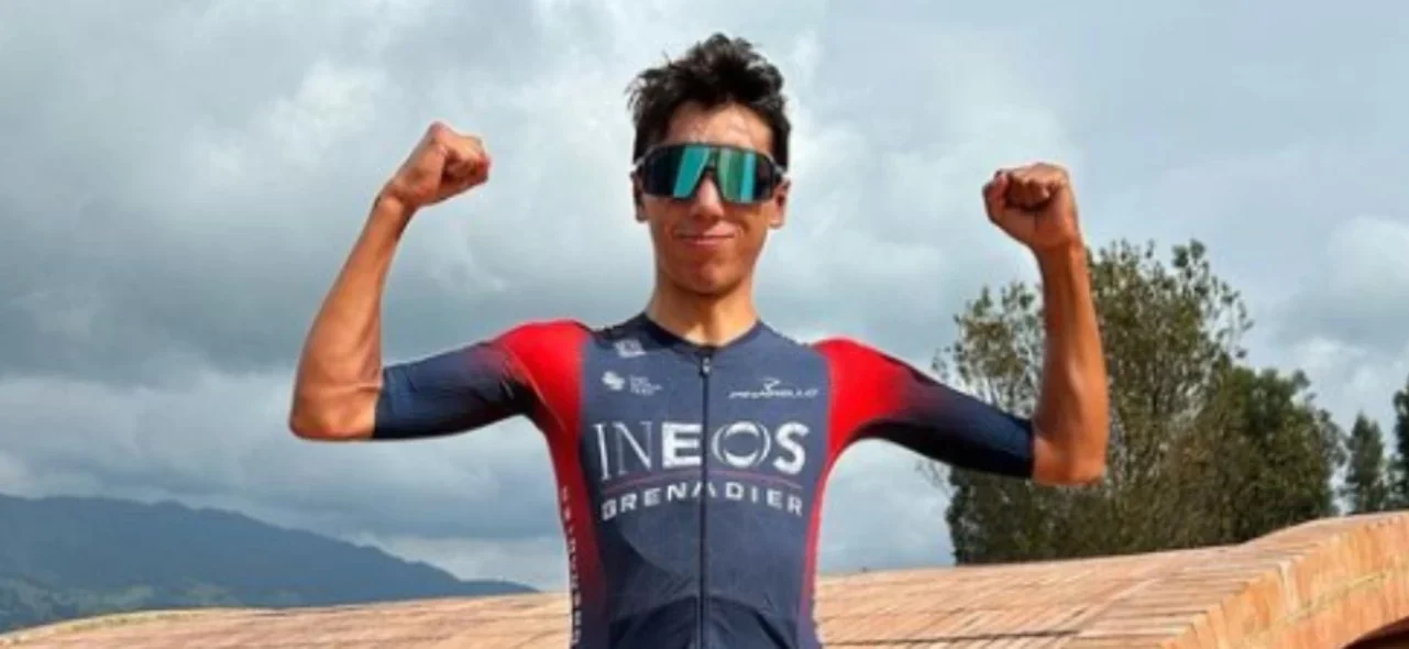 Egan Bernal en la lista de Ineos para la Vuelta a Andalucía. / Foto: Instagram Egan Bernal.