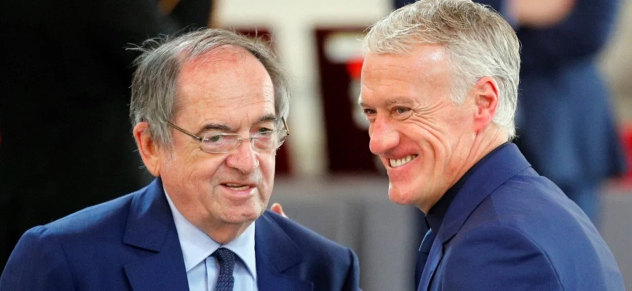 Noel Le Graet y Didier Deschamps