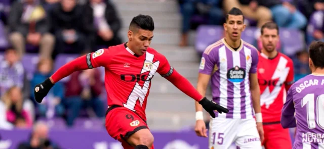 Falcao ingresó al minuto 75. Foto: Twitter/@RayoVallecano