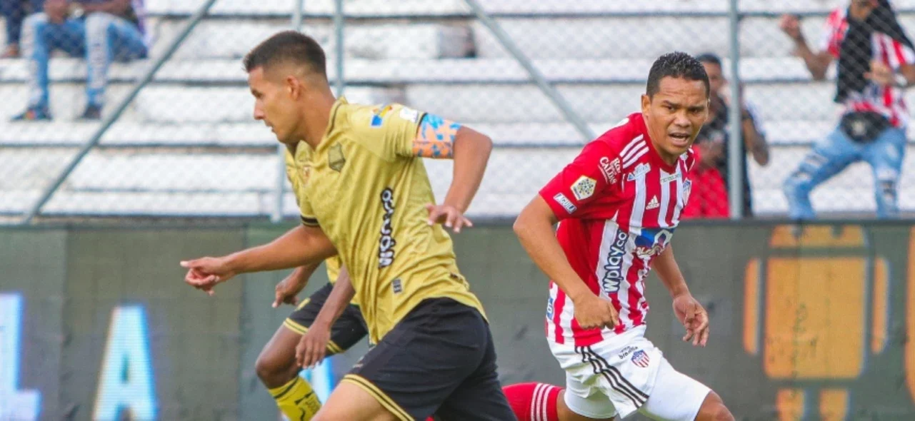 Águilas Doradas recibe a Junior. Foto: VizzorImage / Andrés Alvarez
