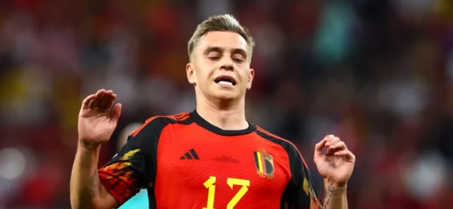 Leandro Trossard jugó el Mundial de Catar con Bélgica. Foto: AFP