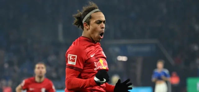 Poulsen se reportó con gol en el partido. Foto: AFP