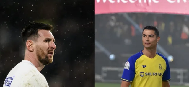 Messi y Cristiano se vuelven a enfrentar en amistoso. / Foto: AFP.