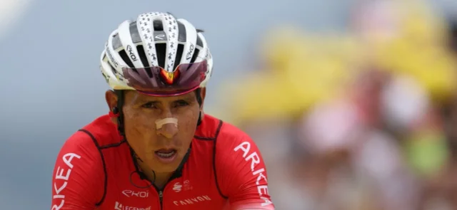 Nairo Quintana sigue luchando por su inocencia. Foto: AFP