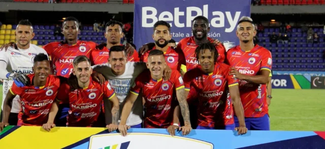 El plantel de Deportivo Pasto no ha podido regresar a Colombia. Foto: VizzorImage / Leonardo Castro