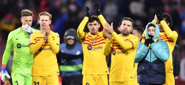 Barcelona sigue como líder en la LaLiga. / Foto: AFP.