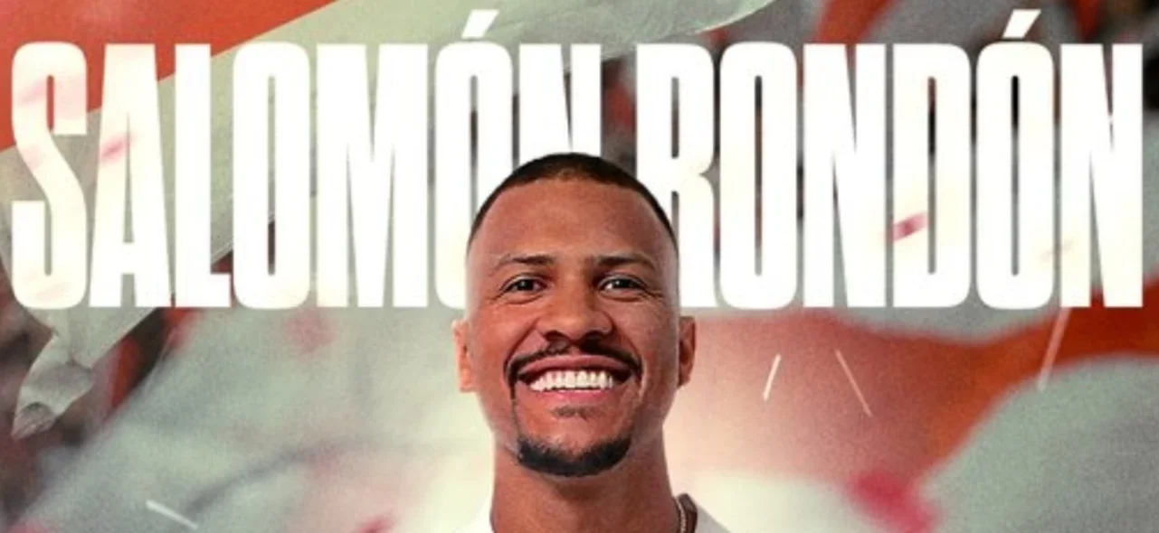 Salomón Rondón. Foto: Twitter/Riverplate