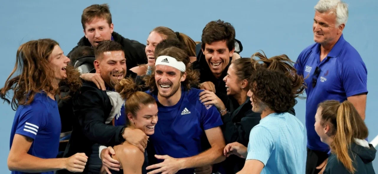 Equipo de Grecia. Foto: AFP