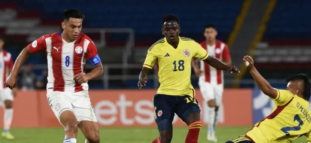 Colombia y Paraguay empataron 1-1. Foto: AFP
