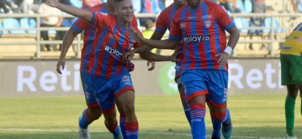 Goles de Unión Magdalena vs. Huila. / Foto: Vizzorimage.