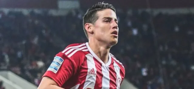 James registra su valor más bajo en el mercado / Foto Olympiacos