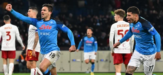 Nápoli derrotó a Roma / AFP