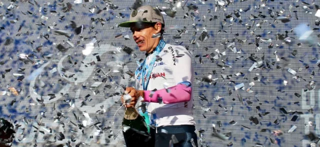 'Superman' López, campeón de la Vuelta a San Juan 2023 / Foto: @team_medellin