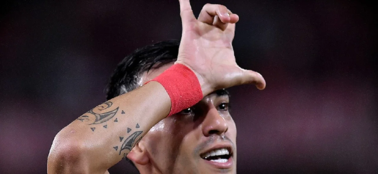 Facundo Suárez fue el encargado de darle la victoria al equipo. / Foto: VizzorImage - Nelson Rios