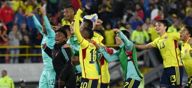 Selección Colombia Sub-20. Foto: AFP