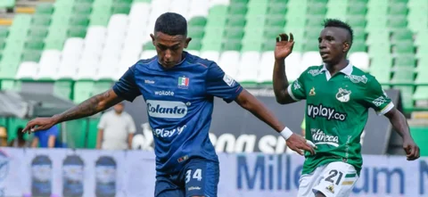 Cali y Once Caldas empataron sin goles. Foto: VizzorImage / Gabriel Aponte