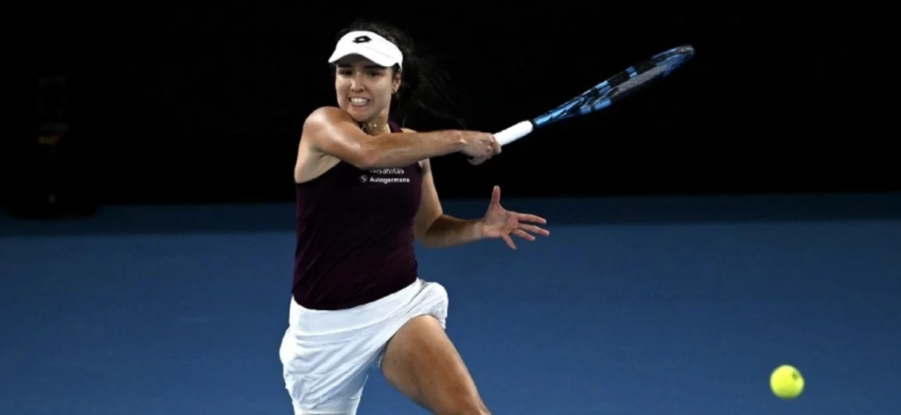 Camila Osorio quedó eliminada en WTA de Lyon. / Foto: AFP.