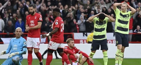 Manchester City dejó escapar puntos ante Nottingham Forest. / Foto: AFP.