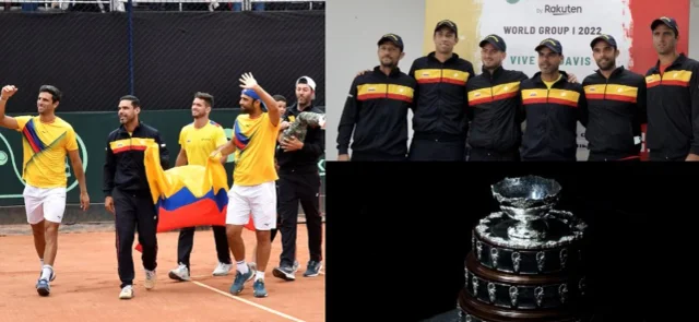 Balance de Colombia en la Copa Davis. / Foto: Vizzorimage y AFP.