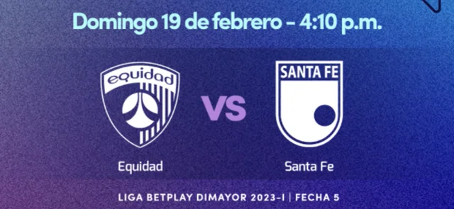 La Equidad recibe a Santa Fe por la fecha 5 de la Liga BetPlay.