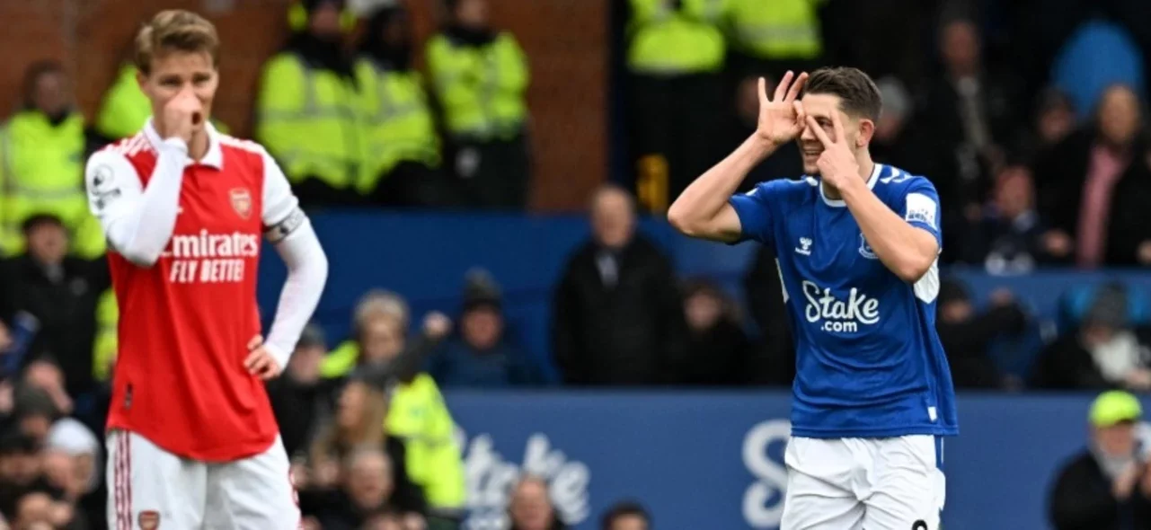 Everton sorprendió con un triunfo ante Arsenal. / Foto: AFP.
