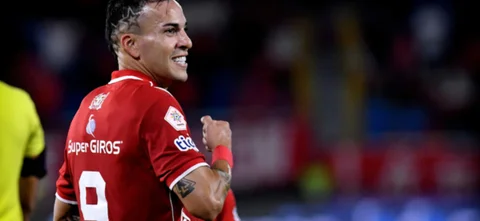 Facundo Suárez - Delantero de América de Cali - VizzorImage / Nelson Rios