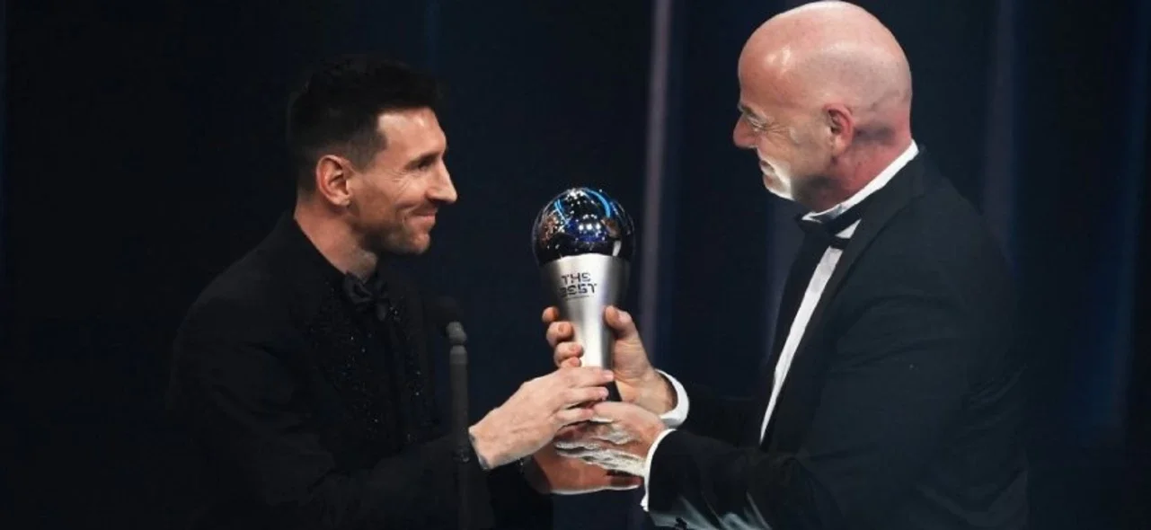 Lionel Messi es el mejor jugador 2022/2023 en Premios The Best. / Foto: AFP.