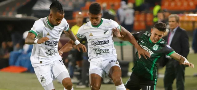 Nacional y Cali empataron 1-1. Foto: VizzorImage / Andres Alvarez