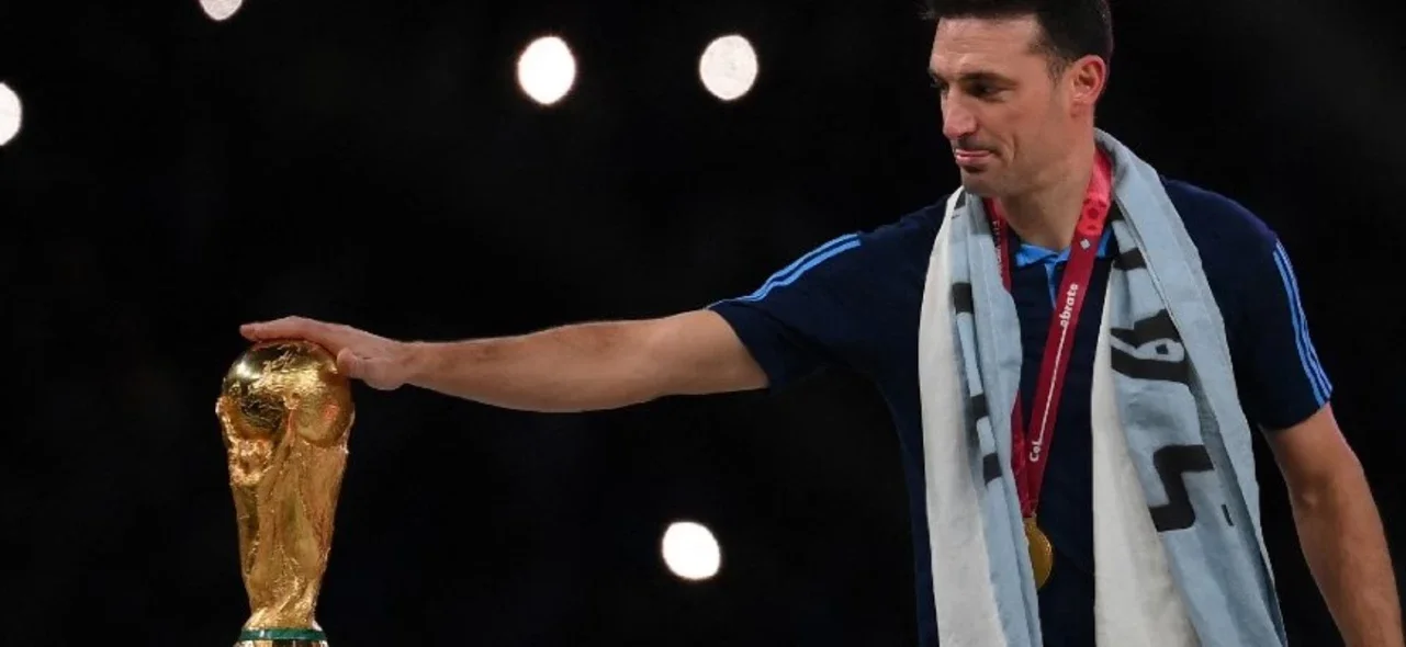 Lionel Scaloni nominado a Premios The Best. / Foto: AFP.