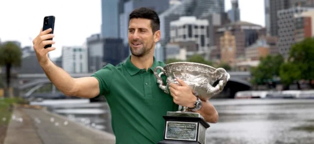 Novak Djokovic cumple 377 semanas como número 1 del mundo. / Foto: AFP.