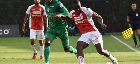 La Equidad cayó derrotado ante Santa Fe. / Foto: VizzorImage - Felipe Caicedo