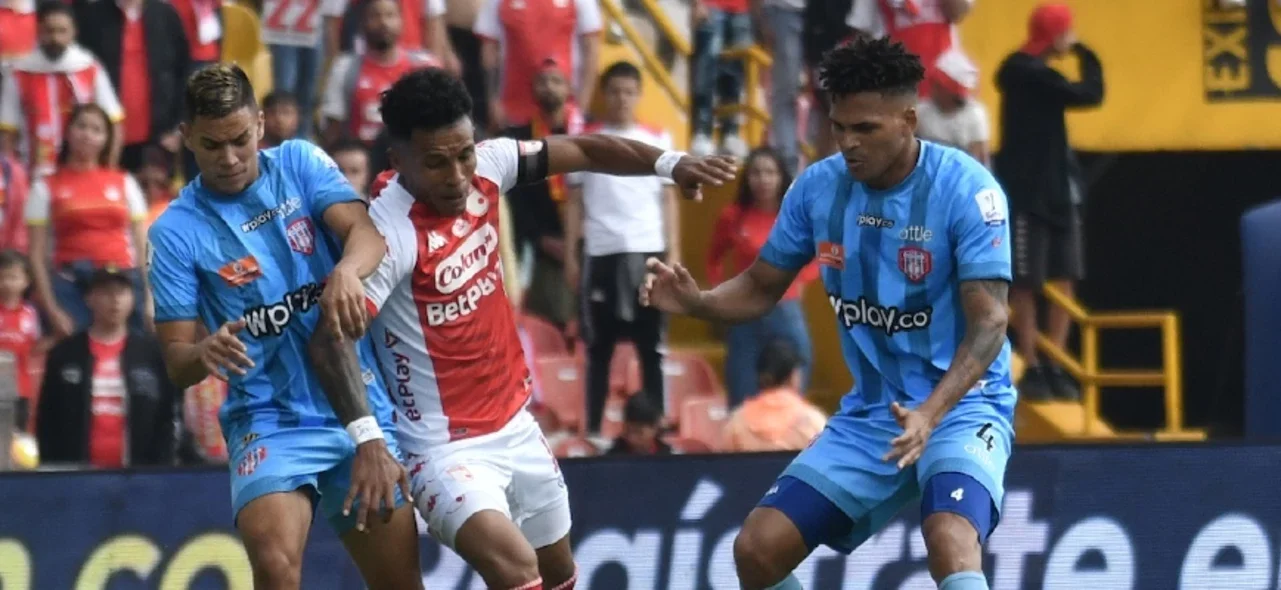 Santa Fe empató 0-0 contra Unión Magdalena en la fecha 6. / Foto: VizzorImage - Luis Ramirez