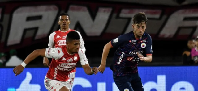 Santa Fe vs. Pasto: Foto: VizzorImage / Luis Ramirez