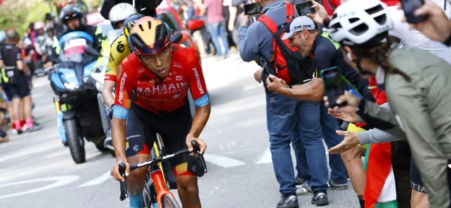 Santiago Buitrago es segundo en la general de la Vuelta a Andalucía. / Foto: AFP.