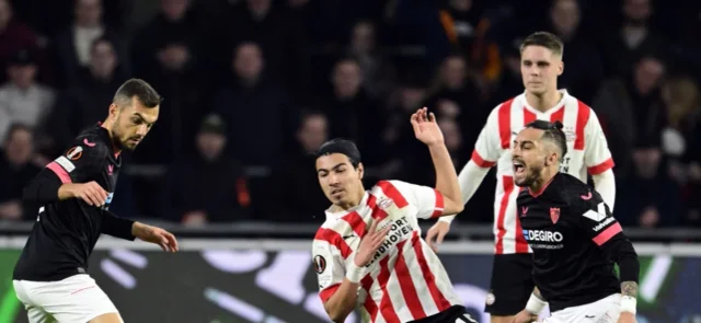 Sevilla clasificó a octavos de la Europa League. Foto: AFP