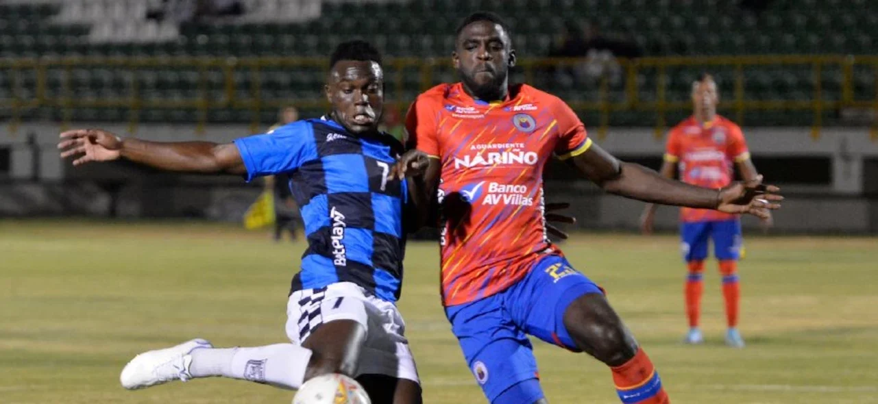 Boyacá Chicó vs. Pasto empataron 1-1 en la fecha 6 de la Liga. / Foto: VizzorImage - Macgiver Baron