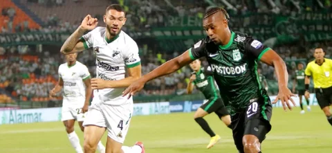 Nacional empató 1-1 con Cali | Foto: VizzorImage / Andres Alvarez