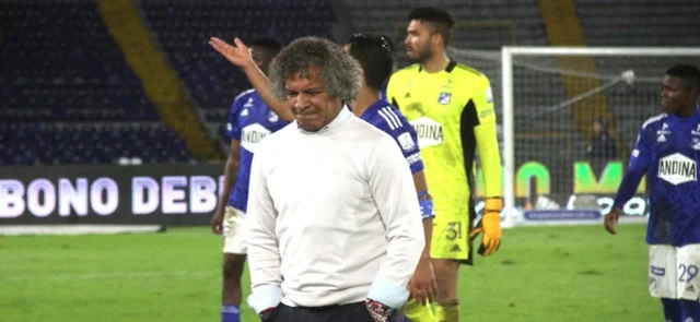 Alberto Gamero y su continuación con Millonarios en la Liga. / Foto: VizzorImage - Felipe Caicedo