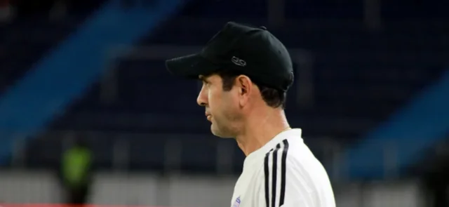 Arturo Reyes y su despedida de Junior. / Foto: VizzorImage - Jairo Cassiani.